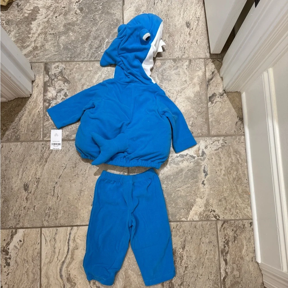 NWT size 6-9 months Blue Shark Kids Costume